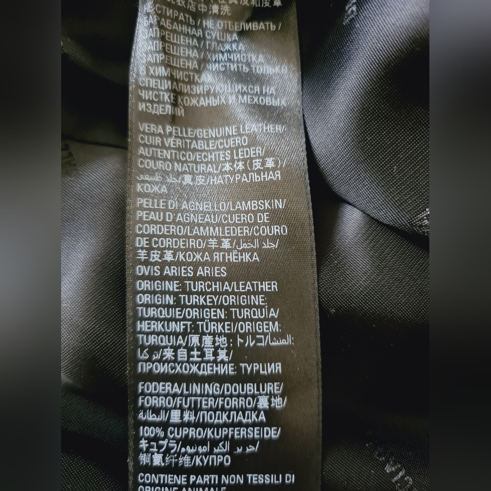 BALENCIAGA Black Leather High Waisted Midi Skirt FR 36 US 4 S Org $2,450 - Picture 12 of 16